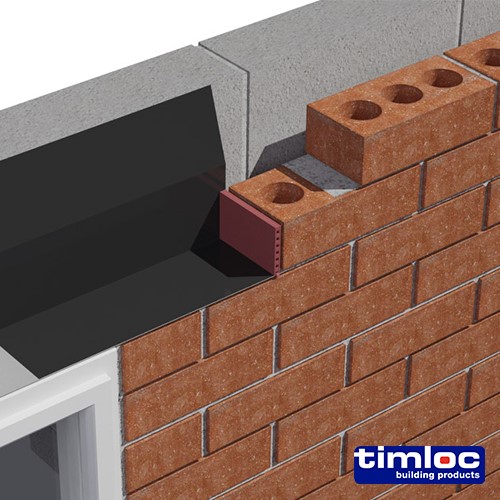 TIMCO Timloc Cavity Wall Weep Vent - Blue / Black - 1143BB 65 x 10 x 100mm (50 Pack)