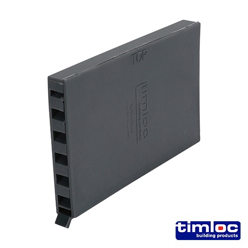 TIMCO Timloc Cavity Wall Weep Vent - Blue / Black - 1143BB 65 x 10 x 100mm (50 Pack)