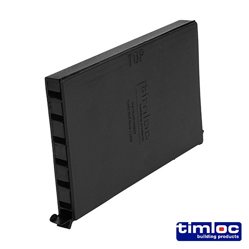 TIMCO Timloc Cavity Wall Weep Vent - Black - 1143BL 65 x 10 x 100mm (50 Pack)