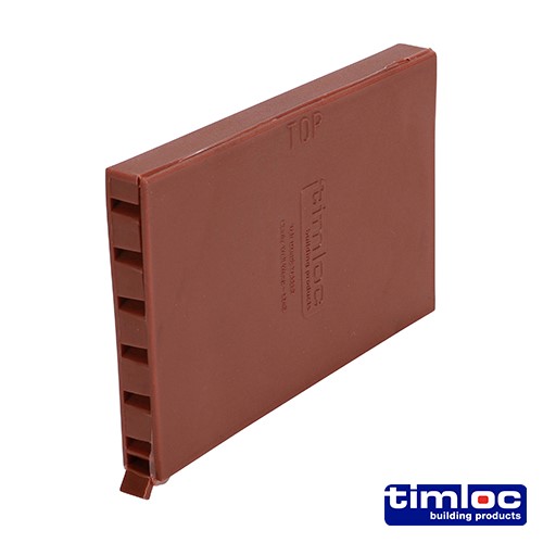 TIMCO Timloc Cavity Wall Weep Vent - Brown - 1143BR 65 x 10 x 100mm (50 Pack)