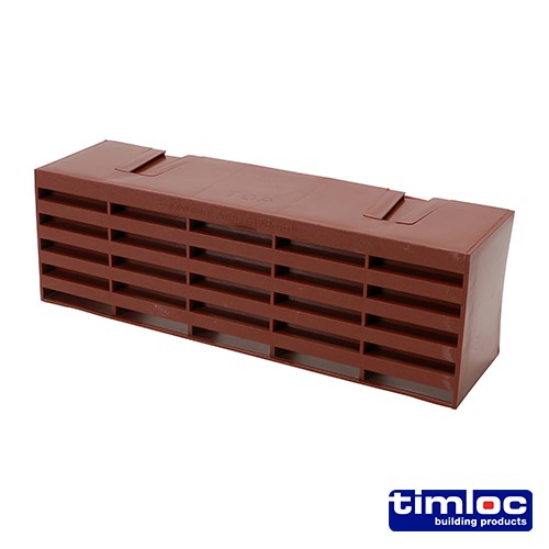 TIMCO Timloc Airbrick - Plastic - - Brown - 1201ABBR 215 x 69 x 60mm (20 Pack)