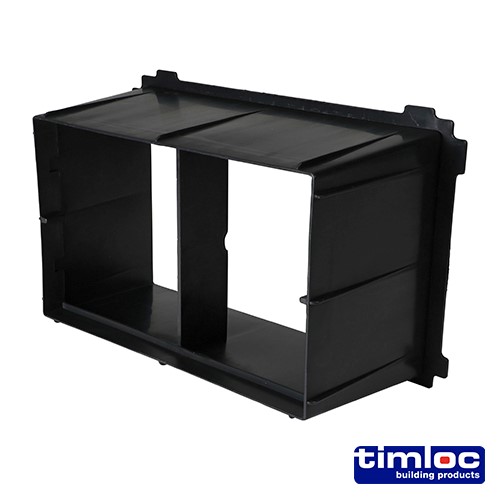 TIMCO Timloc Through-Wall Cavity Sleeve Extension - Black - 1236 229 x 152mm