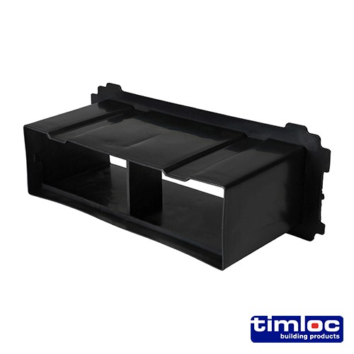 TIMCO Timloc Through-Wall Cavity Sleeve Extension - Black - 1237 229 x 76mm