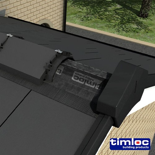 TIMCO Timloc Roll Out Dry Fix Ridge Kit - Black - 54700 6m