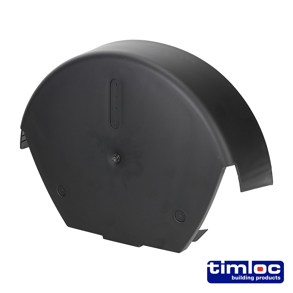 TIMCO Universal 1/2 Round Cap Black 280 x 145mm