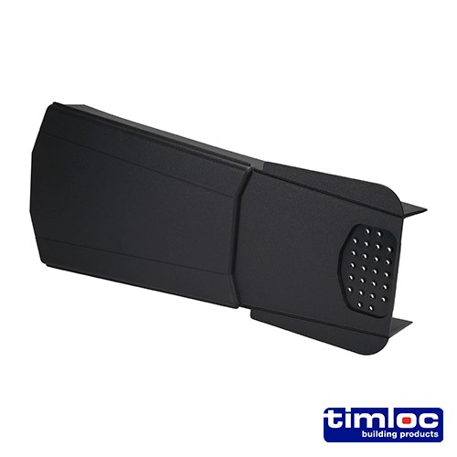 TIMCO Timloc Ambi-Verge Universal Dry Fix Verge System - Black - 99143 420 x 140/170mm (20 Pack)