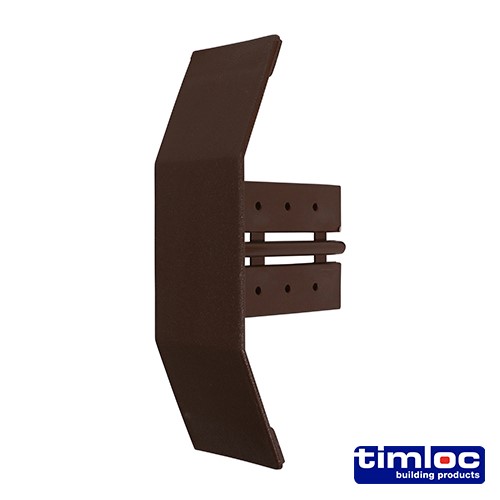 TIMCO Timloc Ambi-Verge Eaves Starter - Brown - 99155 155 x 105mm