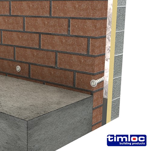 TIMCO Timloc Cavity Wall Drill Vent - Buff - DV2 80mm (50 Pack)