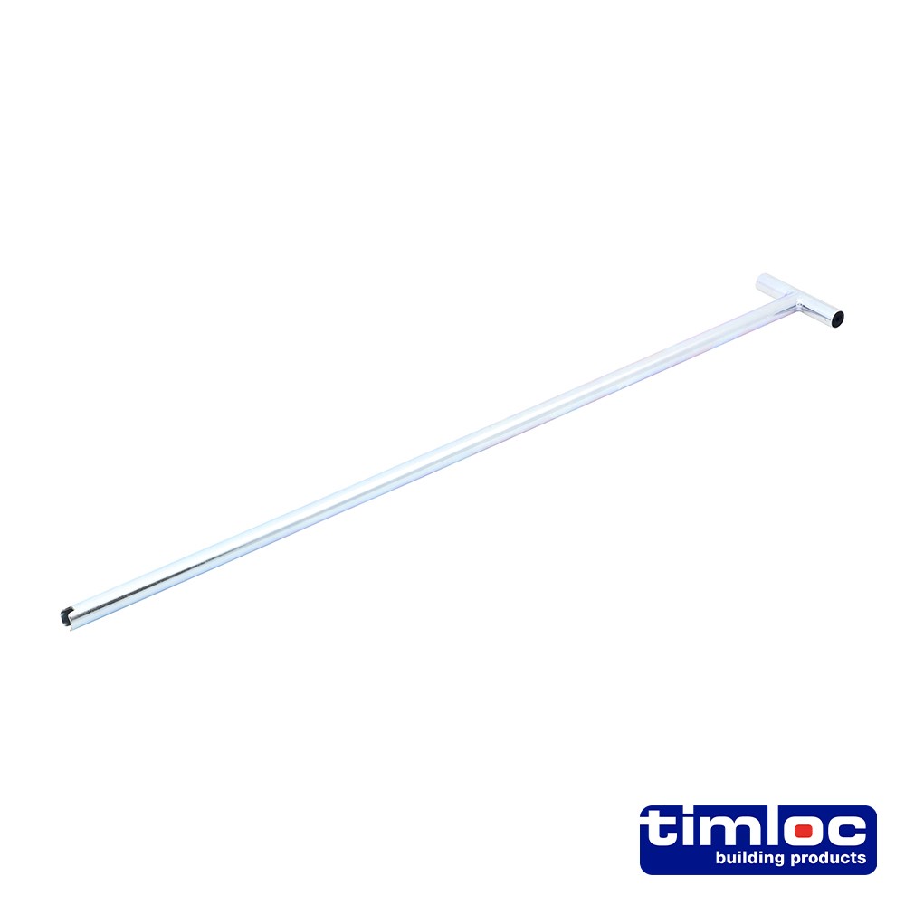 TIMCO Timloc Slotted Loft Door Operating Metal Pole 600mm