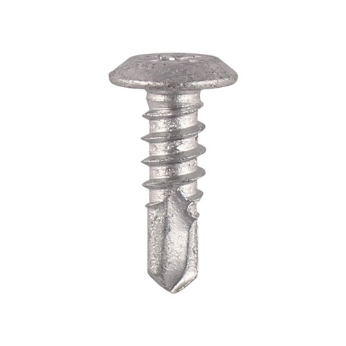 TIMCO Metal Construction Sheet & Framing Screws - PH - Low Profile Pan - Exterior - Silver Organic 4.8 x 16mm (500 Pack)