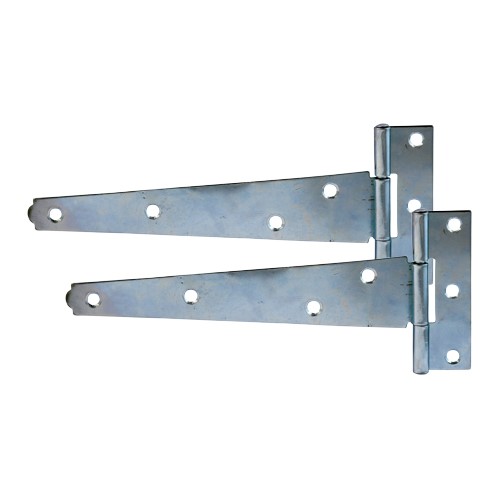 TIMCO Pair of Light Tee Hinges - Zinc 4