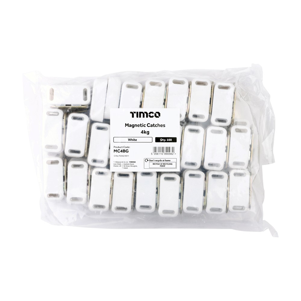 TIMCO Magnetic Catch 4kg (100 Pack)