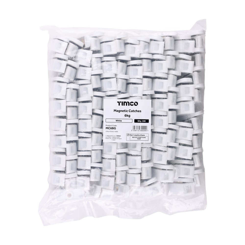 TIMCO Magnetic Catch 6kg (100 Pack)