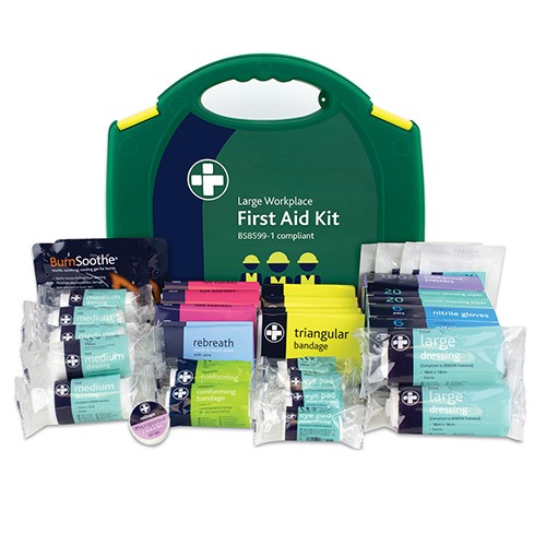 TIMCO Workplace First Aid Kit - British Standard Compliant Large