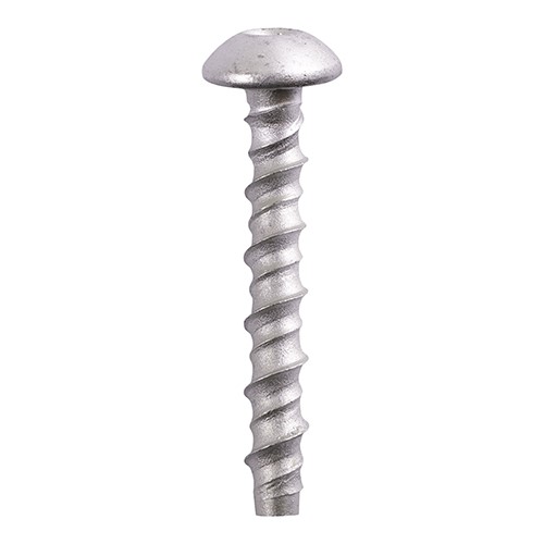 TIMCO Multi-Fix Masonry Bolts - Pan - Exterior - Silver 10.0 x 100mm/M12 (50 Pack)