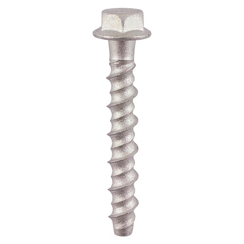 TIMCO Multi-Fix Masonry Bolts - Hex Flange - Exterior - Silver 6.0 x 150mm (75 Pack)