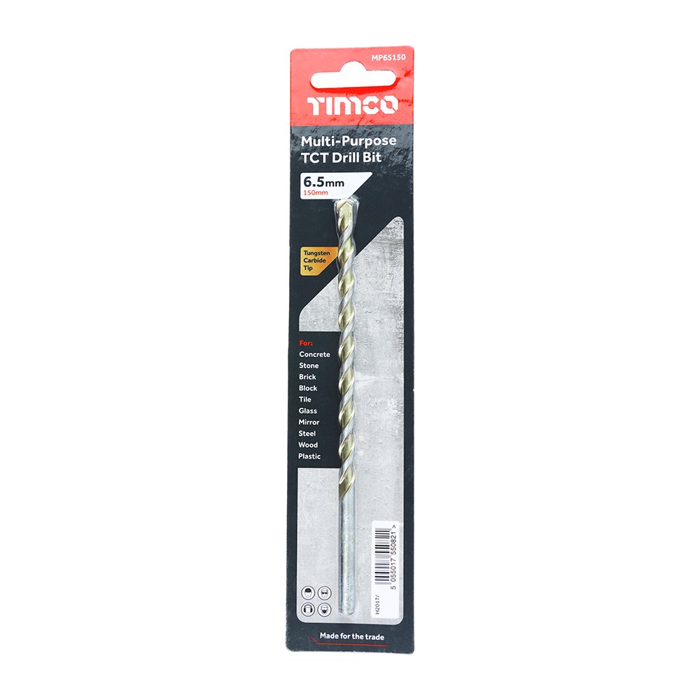 TIMCO TCT Multi-Purpose Drill Bit 6.5 x 150mm