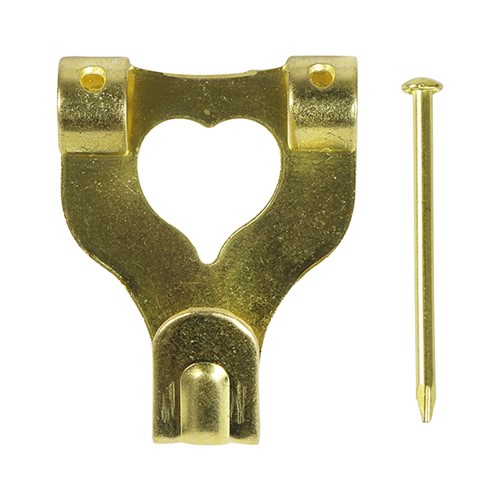 TIMCO Mixed Picture Hanging Hooks - Electro Brass Mixed (8)