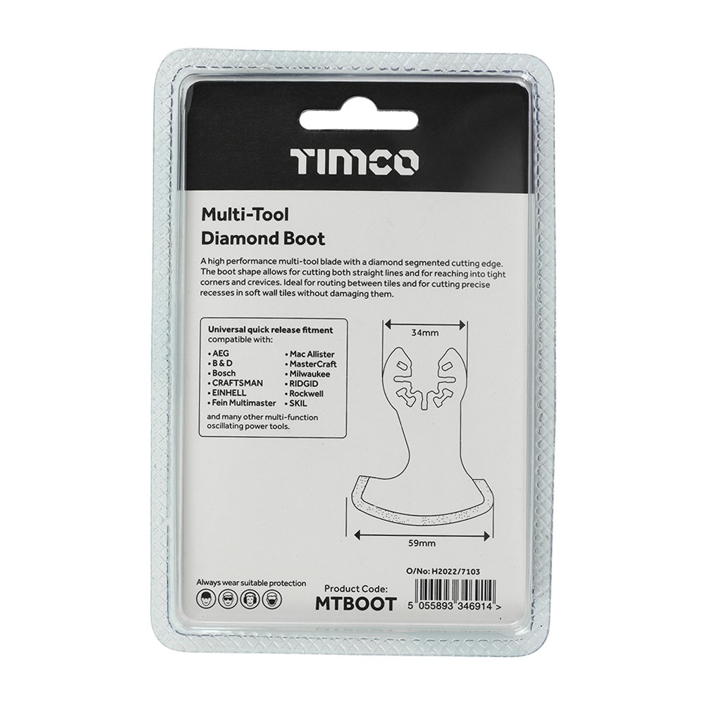TIMCO Multi-Tool Boot Blade - Diamond Boot 59mm