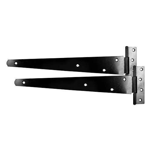 TIMCO Pair of Medium Tee Hinges - Black 14