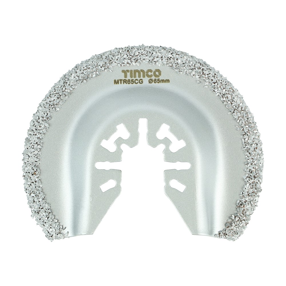 TIMCO Multi-Tool Blade - Radial Grit - For Tiles Dia.65mm
