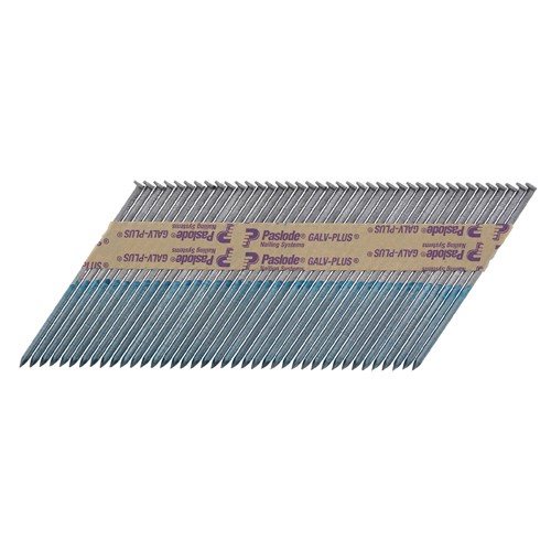 TIMCO Paslode IM360Ci Nails & Fuel Cells Trade Pack - Plain Shank - Galvanised + - 141070 3.1 x 90mm/2CFC (2,200 Pack)