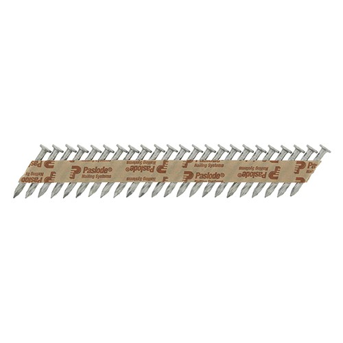 TIMCO Paslode PPN35Ci Nails & Fuel Cells Trade Pack - Twist Shank - Electro Galvanised - 141185 3.4 x 35mm/2CFC (2,500 Pack)