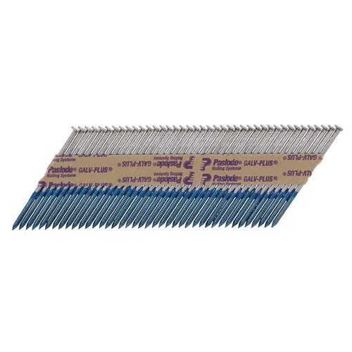 TIMCO Paslode IM350+ Nails & Fuel Cells Trade Pack - Ring Shank - Galvanised + - 141221 3.1 x 63mm/2CFC (2,200 Pack)