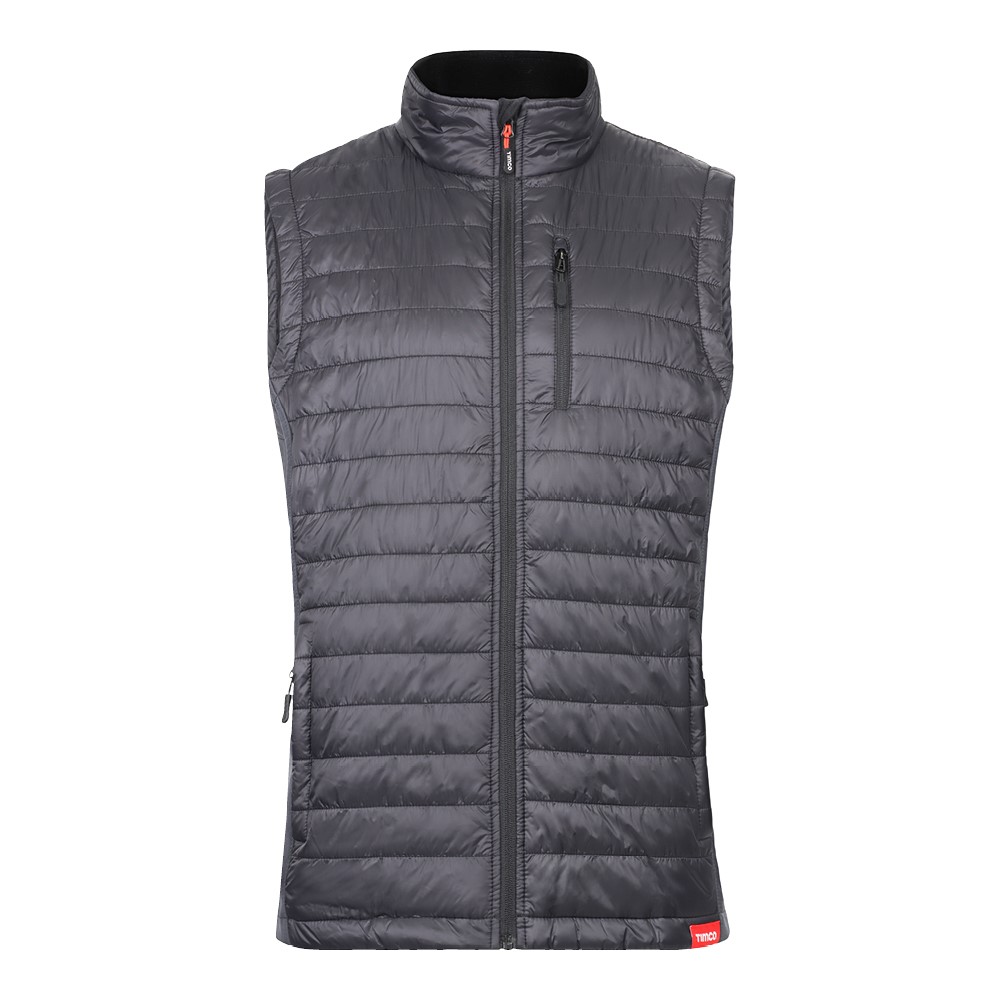 TIMCO Padded Bodywarmer - Grey/Black Medium