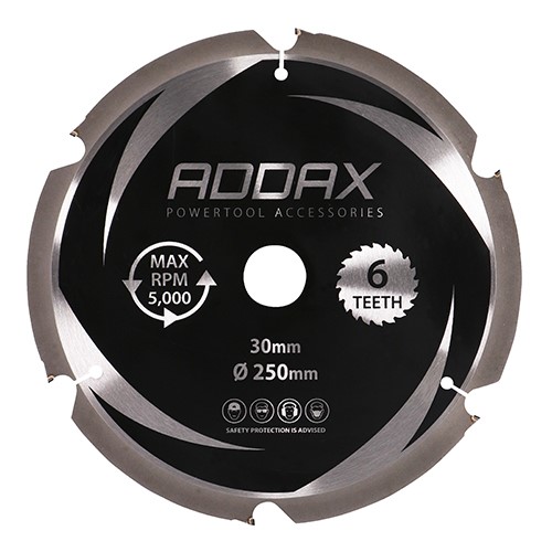 TIMCO PCD Fibre Cement Saw Blade 250 x 30mm x 6T