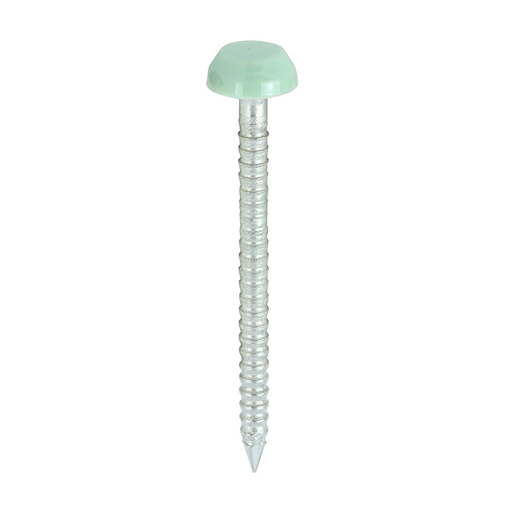TIMCO Polymer Headed Pins - A4 Stainless Steel - Chartwell Green 30mm (250 Pack)