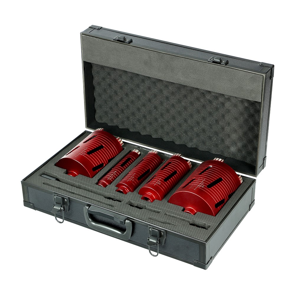 TIMCO Premium Dry Diamond Core Drill Kit 5 Pack (5 Case)
