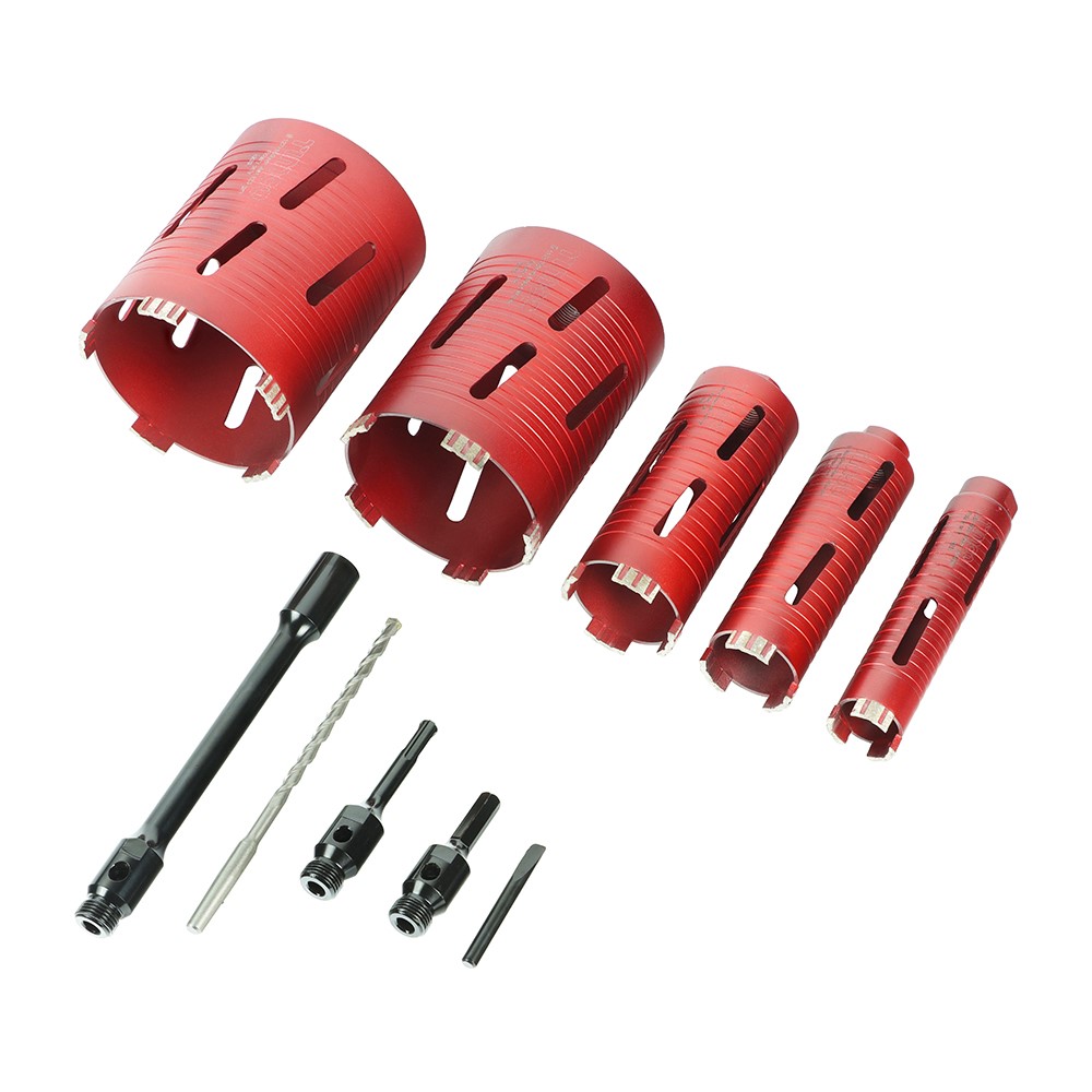 TIMCO Premium Dry Diamond Core Drill Kit 5 Pack (5 Case)