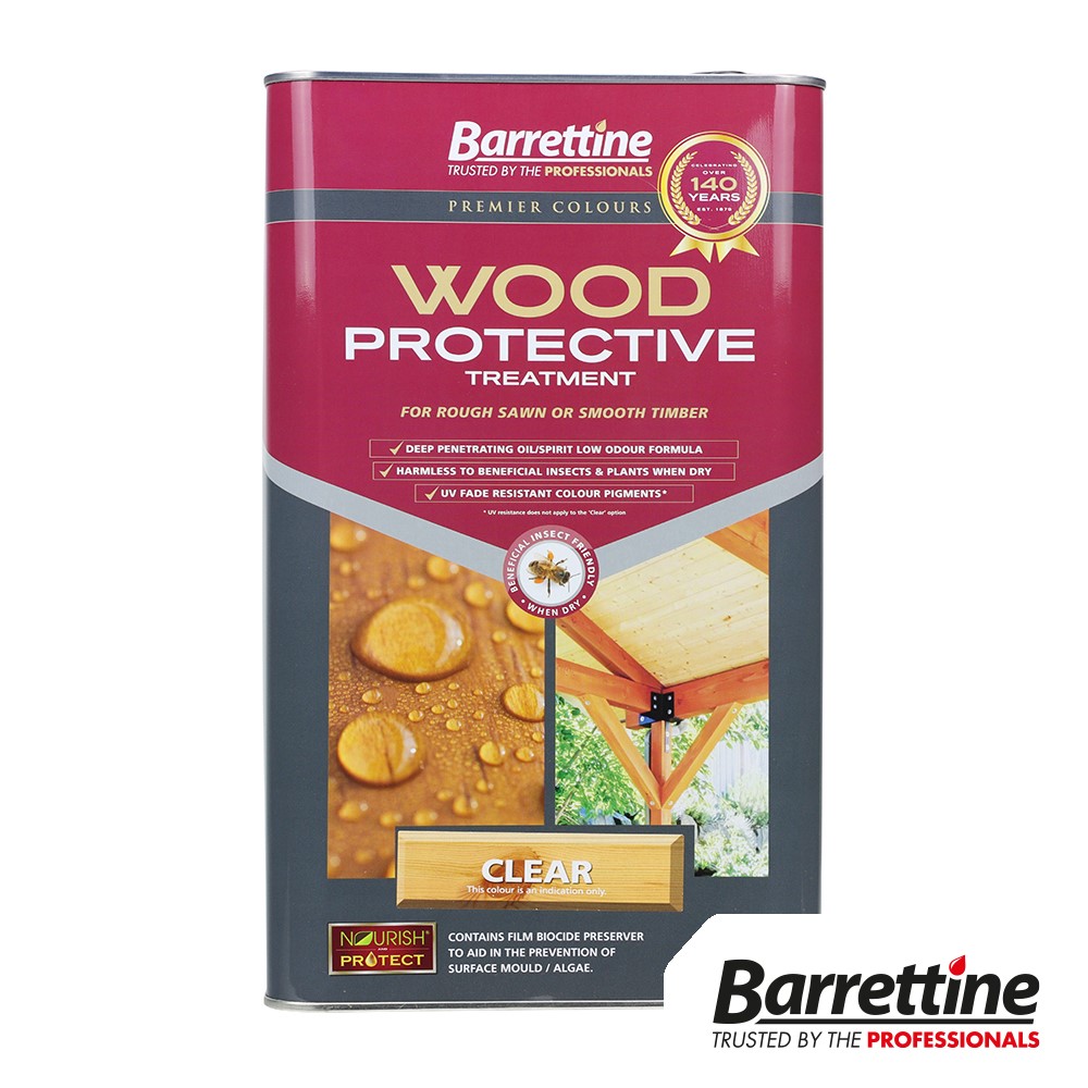 TIMCO Wood Protective Treatment - Clear 5L (Pack of 2)