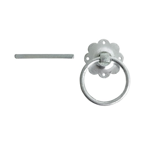 TIMCO Ring Gate Latch - Plain - Hot Dipped Galvanised 6