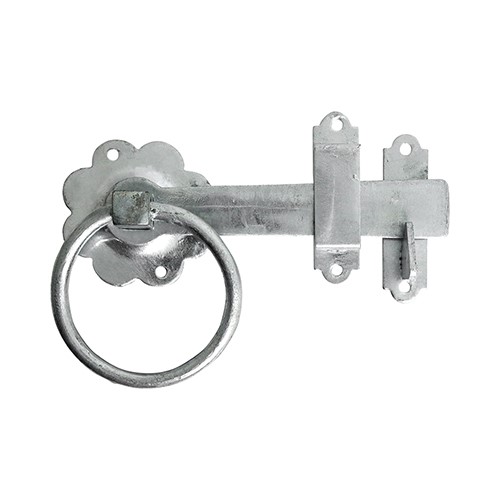 TIMCO Ring Gate Latch - Plain - Hot Dipped Galvanised 6