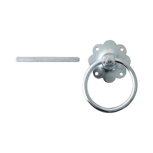TIMCO Ring Gate Latch - Plain - Zinc 6