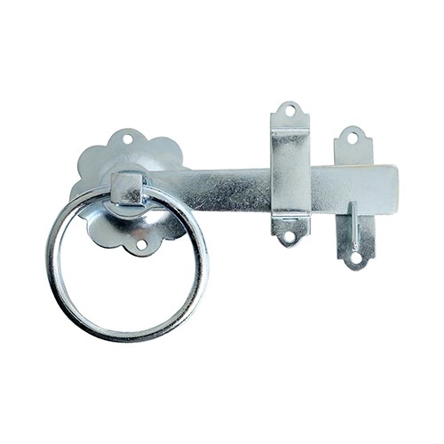 TIMCO Ring Gate Latch - Plain - Zinc 6