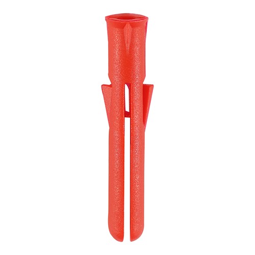 TIMCO Premium Plastic Plugs - Red 34mm (Pack of 1000)