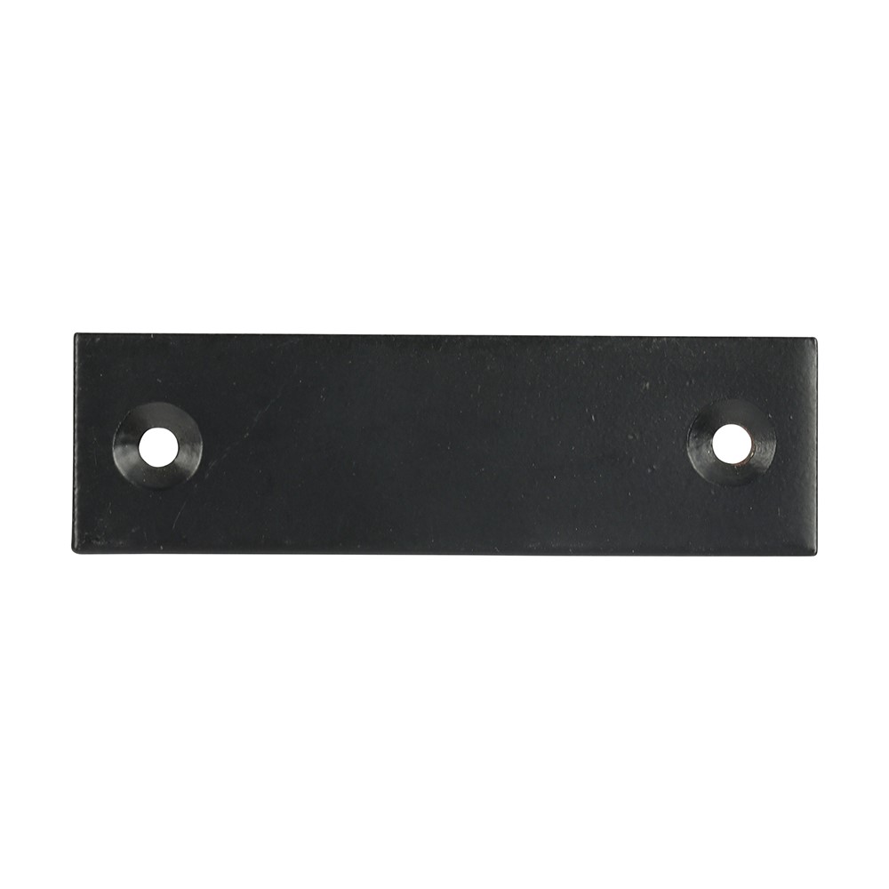 TIMCO Rim Sashlock Reverse Plate - Epoxy Black 74 x 22mm