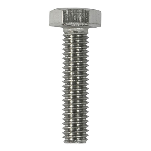 TIMCO Hex Set Screws - A2 Stainless Steel M12 x 50mm (10 Bag)