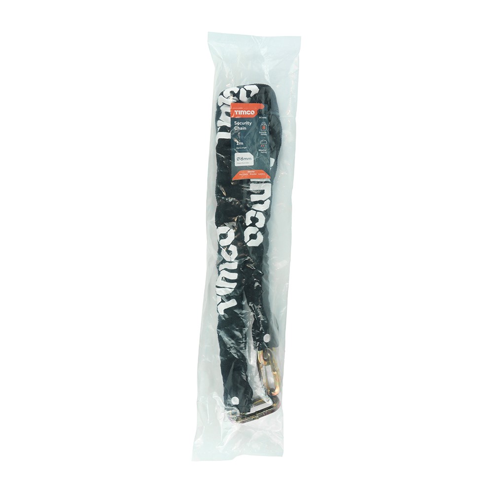 TIMCO Hex Steel Security Chain 8mm x 1m