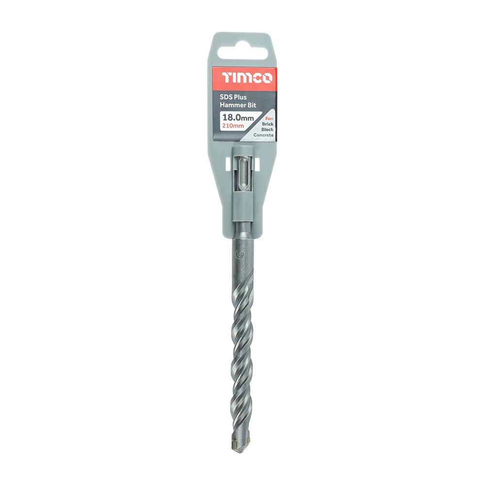 TIMCO SDS Plus Hammer Bit 18.0 x 210mm
