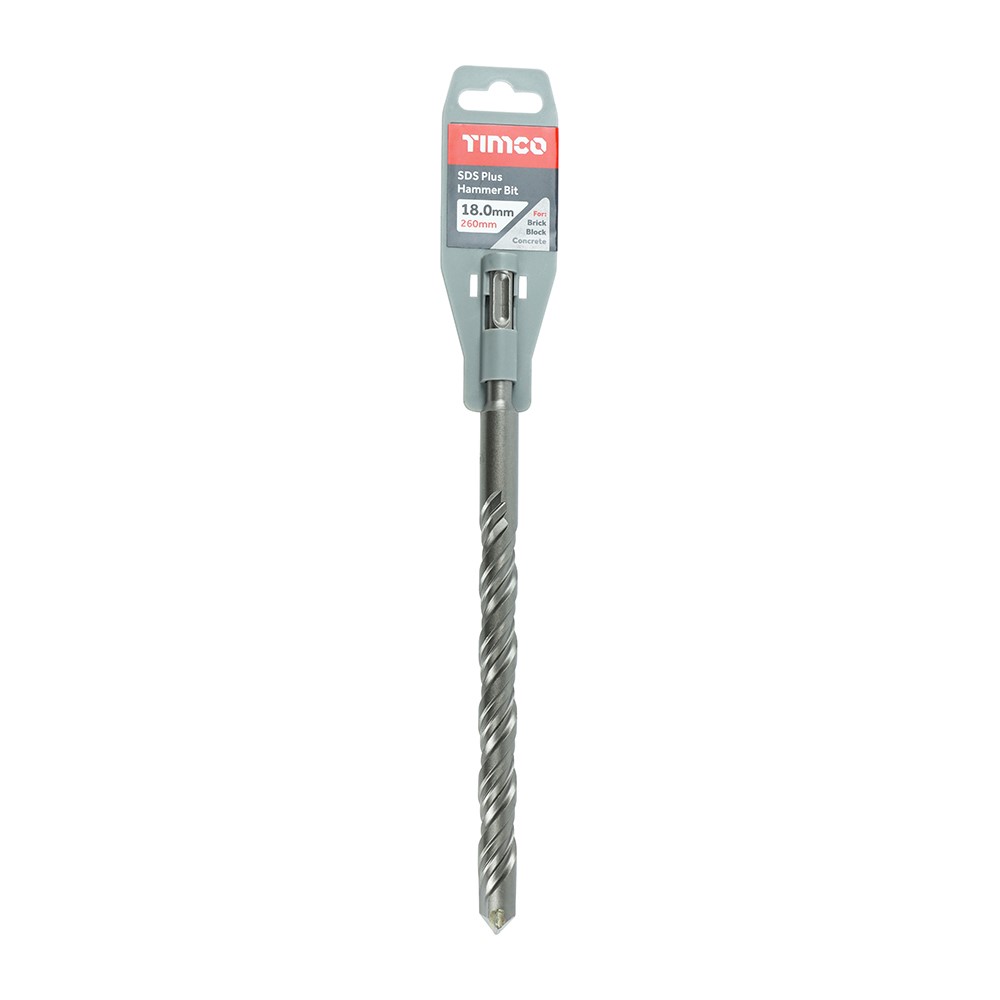 TIMCO SDS Plus Hammer Bit 18.0 x 260mm