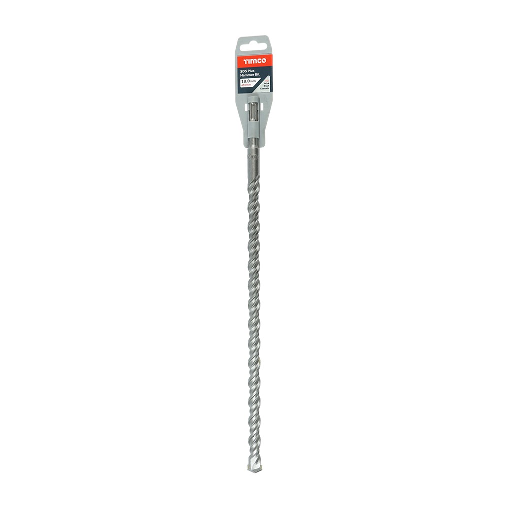 TIMCO SDS Plus Hammer Bit 18.0 x 450mm