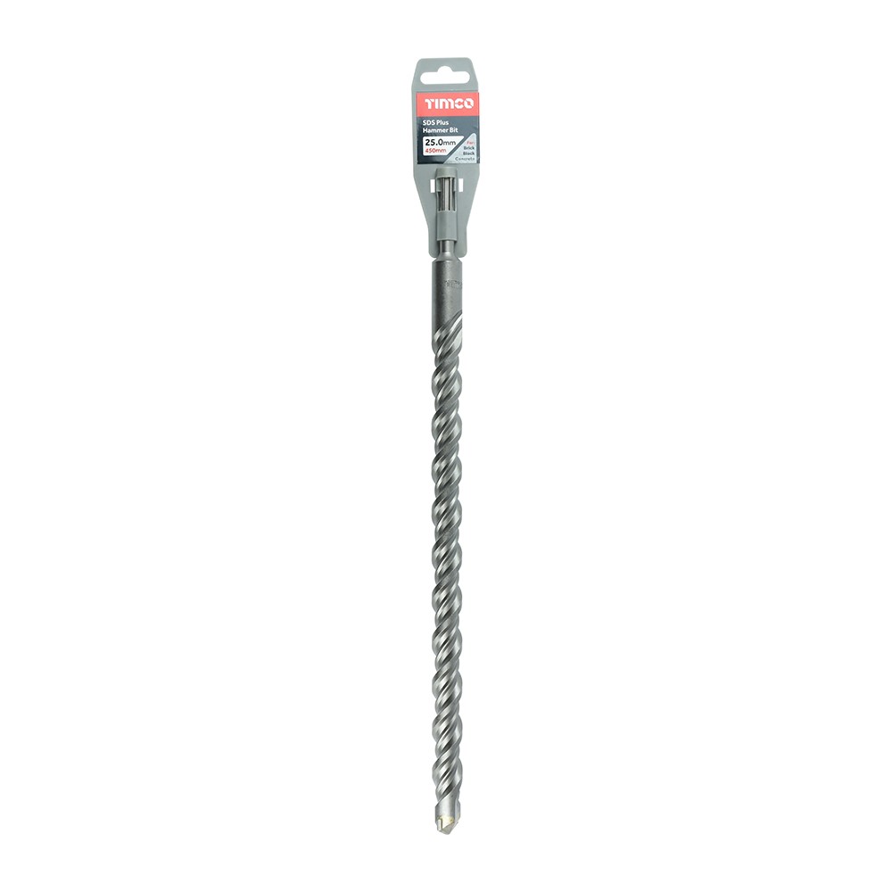 TIMCO SDS Plus Hammer Bit 25.0 x 450mm