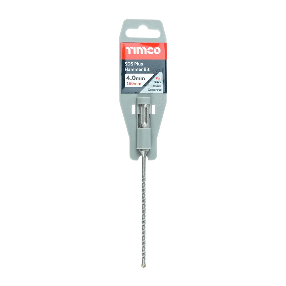 TIMCO SDS Plus Hammer Bit 4.0 x 160mm