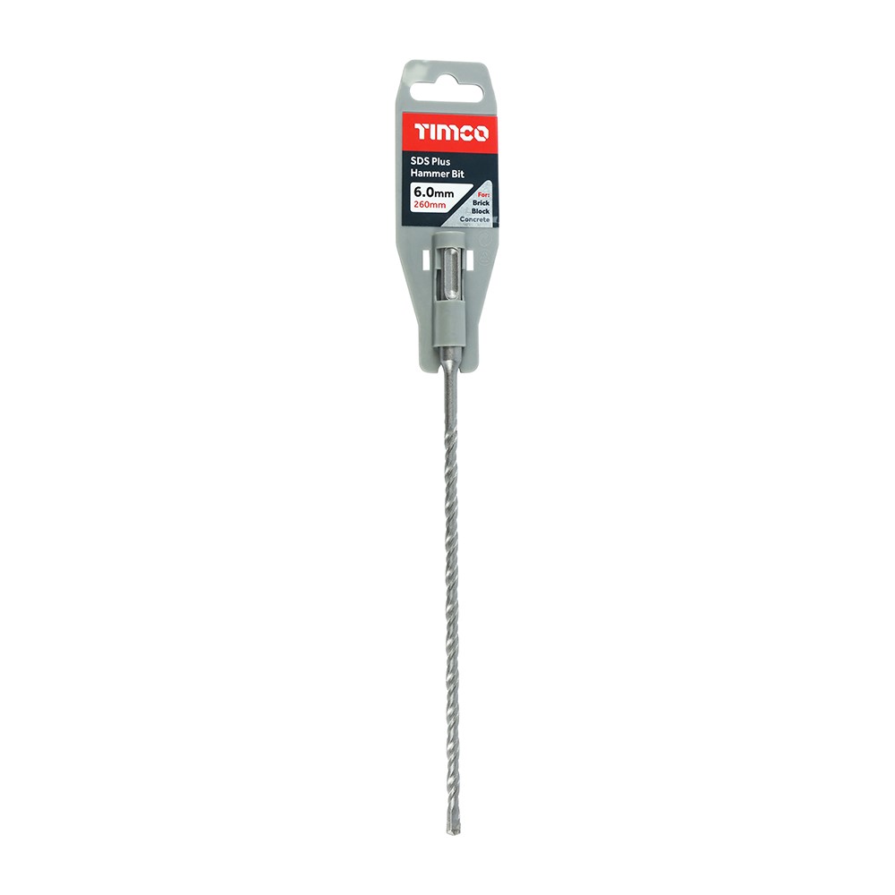 TIMCO SDS Plus Hammer Bit 6.0 x 260mm