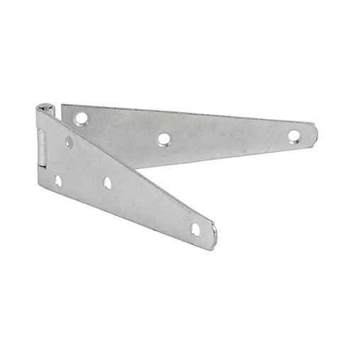 TIMCO Pair of Medium Strap Tee Hinges - Zinc 6