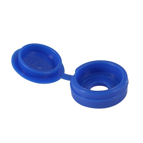 TIMCO Hinged Screw Caps - Small - Blue to Fit 3.0 to 4.5mm Screw (100 Pack)
